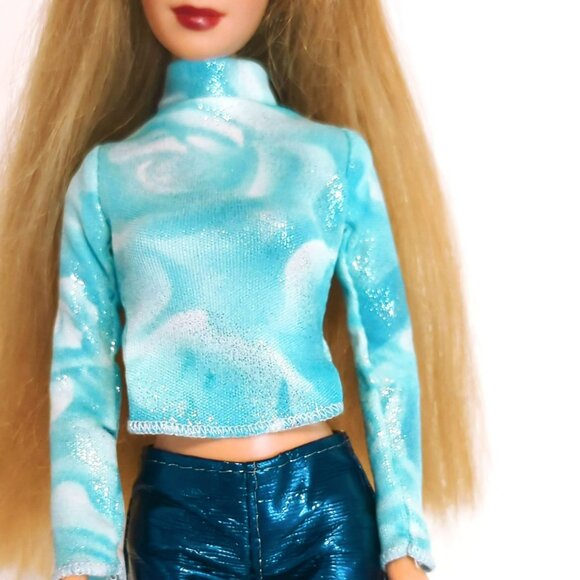 Barbie Fashion Fever Shannen Fashion Doll 2005 Mattel H0942 Blue Blouse Pants - Picture 6 of 6